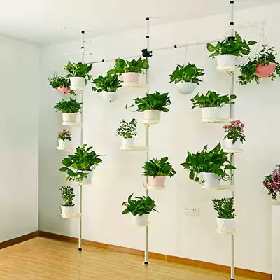 Fancy multi-storey indoor special balcony folding step corner New Golden Ge plant bonsai narrow flower stand