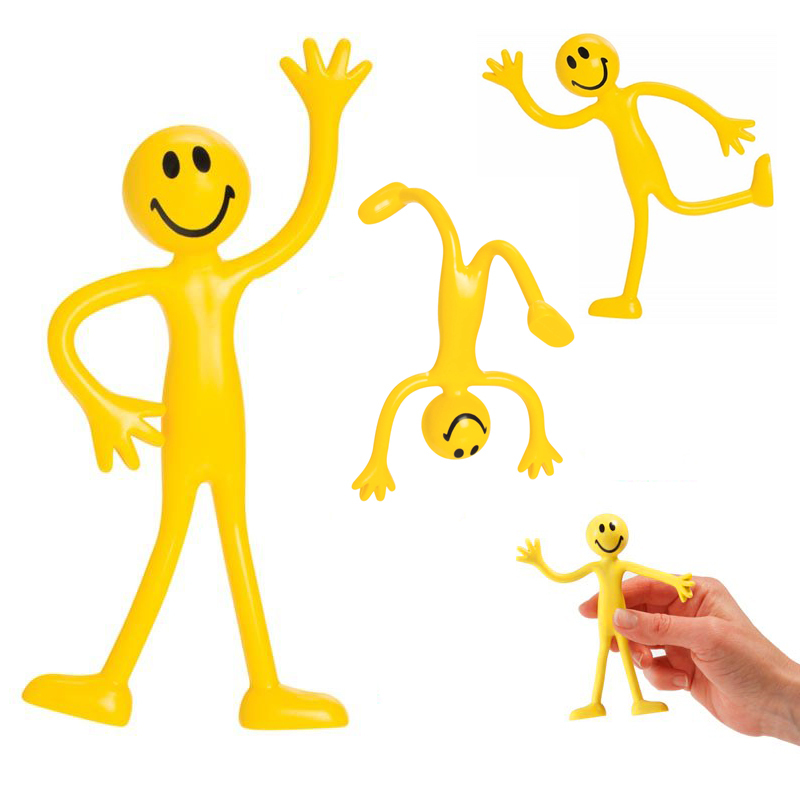 Wire Figure with a Smiley Face, Twisted and Deformed, Ever-Changing Smiley Face Doll, Fun Stress-Relief Prank Children's Toy Gift