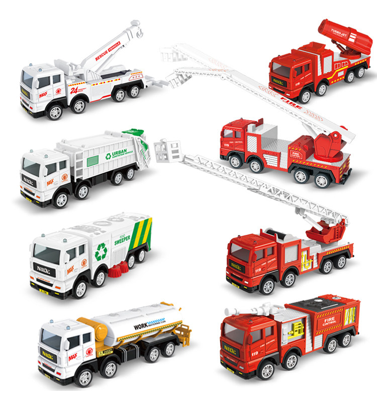 惯性消防车清洁车垃圾车滑行模型儿童宝宝男孩玩具圣诞节生日礼物详情10