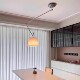 Nordic Swing Arm Creative Dining Room Bedroom Study Designer Long Rod Swing Arm Telescopic Adjustable Movable Folding Chandelier