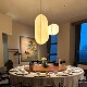 Imitation Silk Fabric Lamps, Vintage Wabi-Sabi Style, Retro Creative Restaurant Chandeliers, Designer Guesthouse Tea Room Pendant Lights
