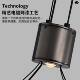 Italian Minimalist Circular Living Room Chandelier, Modern Light Luxury with a High-End Feel, Designer Creative Model Room Showroom Dining Table Lamp