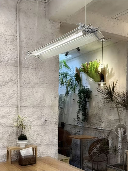 Bauhaus Retractable Light Axis Living Room Chandelier Designer Model Showroom Cafe Linear Dining Room Bar Counter Long Strip Light Fixture