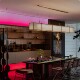 Designer Nordic Light Luxury Minimalist Square Box Long Pendant Light Hotel Clubhouse Tea Table Lighting Villa Restaurant Pendant Light