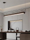 Sales Office Showroom Artistic Atmosphere Soft Decoration Modern Minimalist Strip Light Designer Style Restaurant Island Bar Pendant Light
