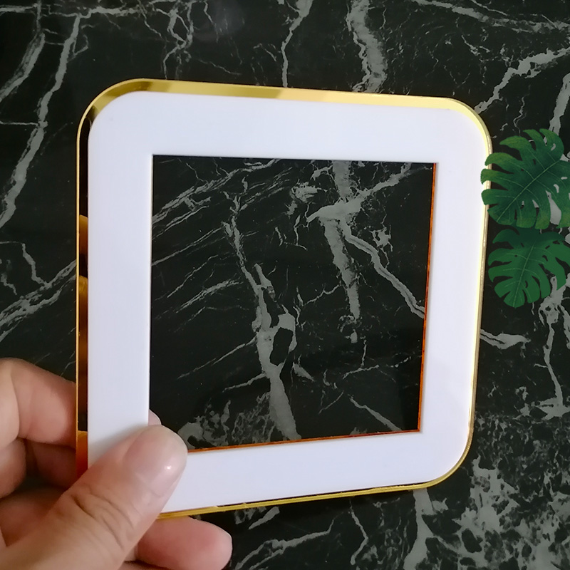 Modern minimalist acrylic switch with protective sleeve switch rims sleeve socket sleeve decorative frame anti-dirty atmosphere light and luxurious