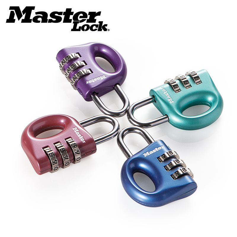 Maester Lock Portable Code Lock Luggage Lock Outdoor Travel Mini Padlock Backpack Lock Bag Lock 633D-Taobao