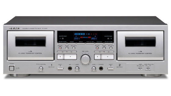 European version of Japan TeacW-1200 professional double-disc tape deck desktop all-in-one combination tape USB output