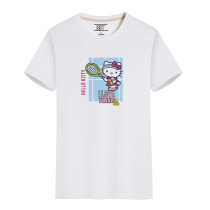 Quick-drying tennis clothing for men and women parent-child competition short-sleeved breathable custom T-shirt training jersey kt cat competition uniform cartoon