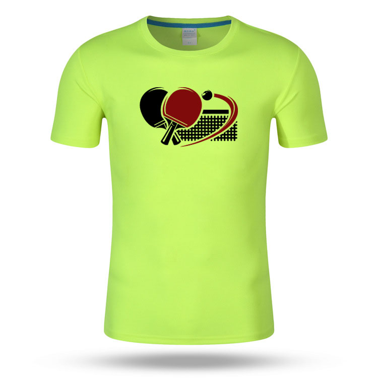 Multi-colored ping pang qiu fu quick-drying men T-SHIRT training round neck shirt children's clothing uniforms, were custom T-shirt