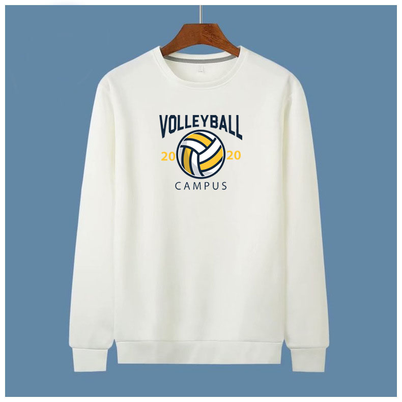 Multi-color long sleeve thick cotton T volleyball uniform match suit thick cultural shirt custom printing autumn and winter team uniform jersey uniform Outdoor