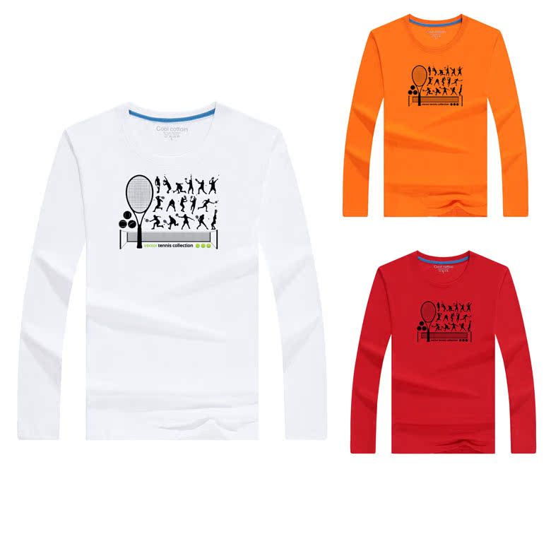 Long sleeve speed dry men and women's tennis clothes sports customized competition autumn and winter training jersey ball clothes outdoor suction sweatshirt