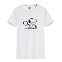 Quick-drying tennis clothing for men and women competition short-sleeved quick-drying custom T-shirt training jersey cartoon dog printing breathable