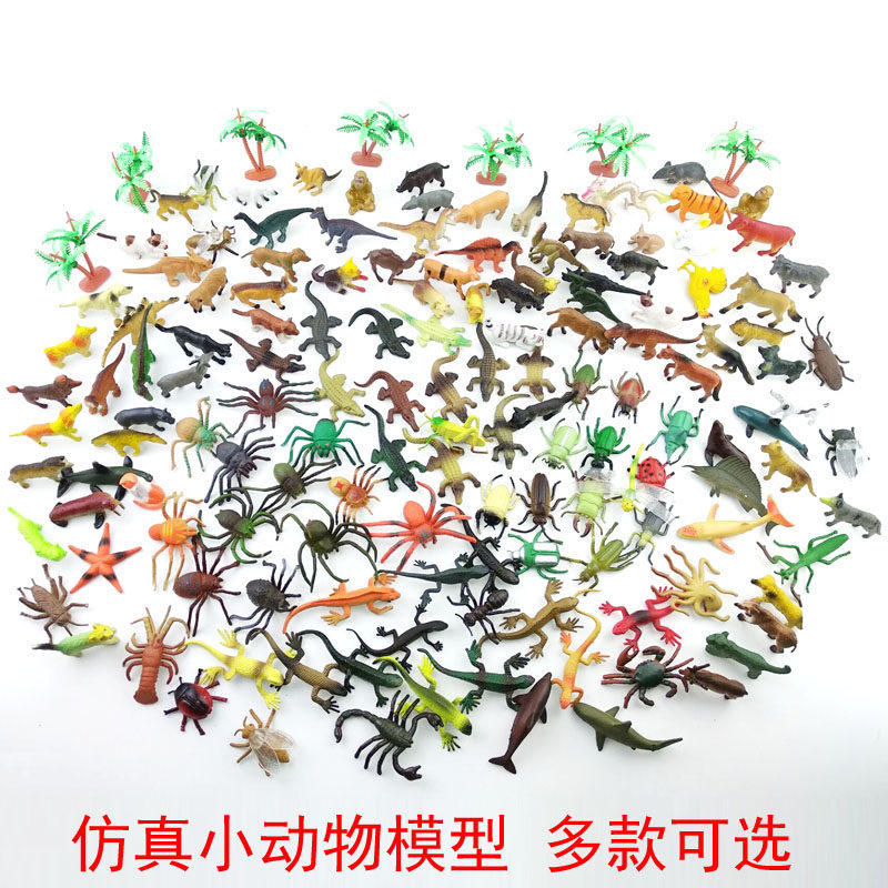 Emulated Dinosaur Model Toy Barrel Mounted Marine Animal Bagged Zodiac Model Male Girl Birthday Gift