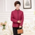 Mùa xuân 2018 và mẹ mới với áo khoác cotton mỏng cho phụ nữ 40 tuổi 50 bộ đồ cotton mùa đông và áo khoác cotton nữ áo kiểu tuổi trung niên Quần áo của mẹ