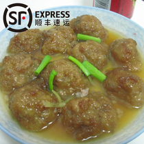 Wenzhou specialty food big meatballs lion head 5kg meatballs sold in Wenzhou market