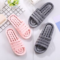 Lightweight loopholes and slippers womens summer indoor mens and womens toilets bathroom bath leaking hollow household bathroom non-slip