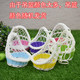 Mini hanging basket small animal model simulation kitten puppy bunny doll doll children's play house toy ornaments