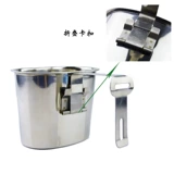 Ланч-бокс из нержавеющей стали, портативная посуда, чайник, в американском стиле, нержавеющая сталь AISI 304