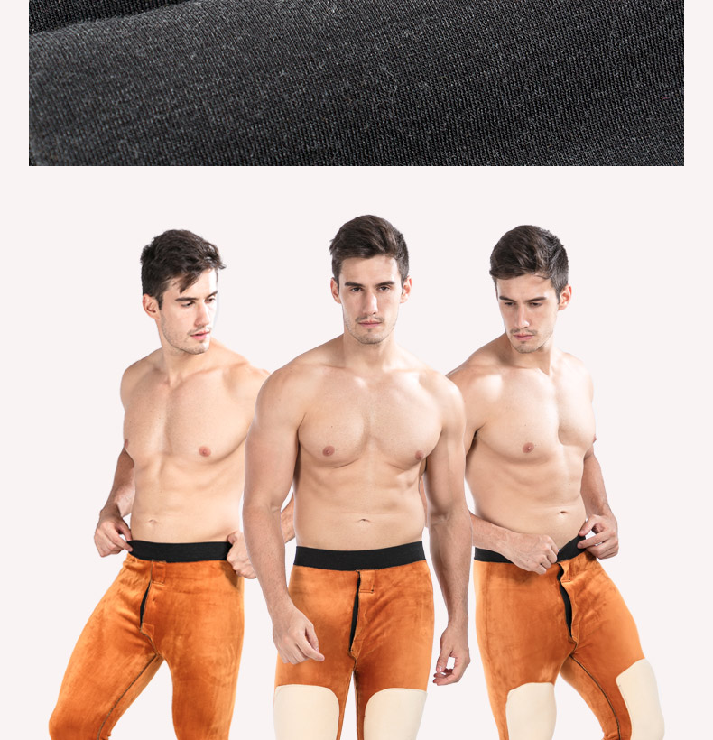 Quần nam ấm mùa đông dày cộng với quần nhung dài size lớn Quần legging đơn mảnh áo gió nam quan tat da chan 