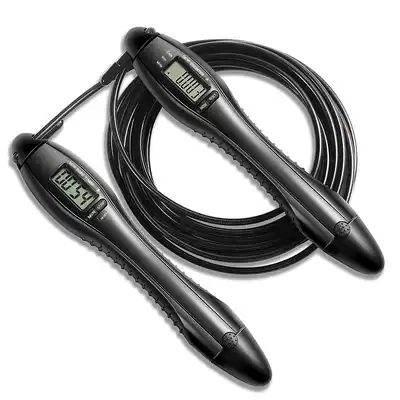 Counting skipping rope test wire skipping rope 60 seconds timing bell reminder counting calories Students race skipping rope