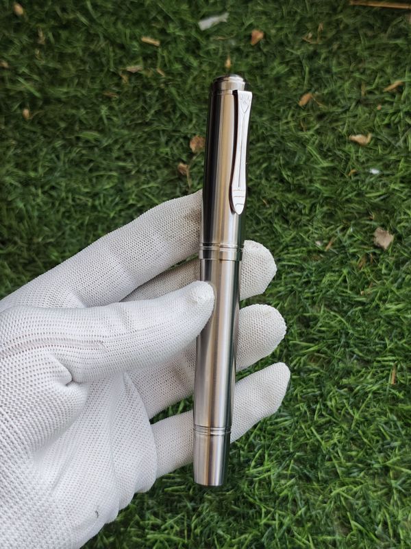Titanium Alloy Large Pelikan Piston-Filled Fountain Pen Eternal 630 Jinhao 40mm No. 8 Nib 149m800m1000