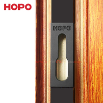 HOPO doors and windows hardware accessories broken bridge aluminum alloy sliding door lock seat lock point SLP47