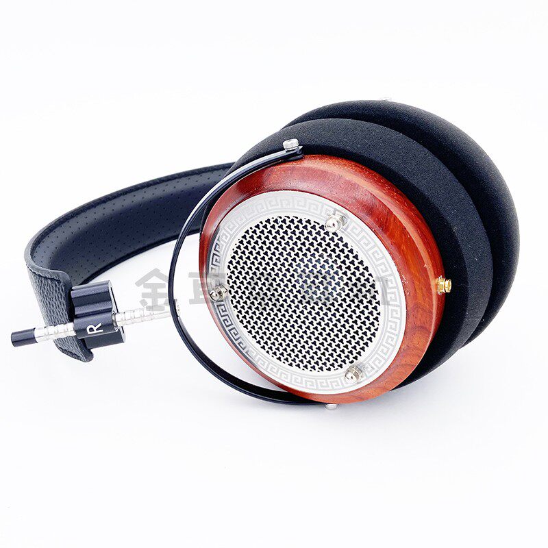 Проводные HiFi наушники 全尺寸hifi大头戴式耳机 红花梨木专业发烧人声古典开放式 高阻抗