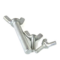 GB316 Iron galvanized butterfly screw ingot hand screw butterfly fishtail screw M6M8 12 16-60