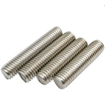 201 stainless steel tooth bar tooth strip full thread screw rod through wire without head Luo bolted double head stud M6M8M10M16