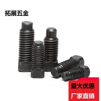 M6M8M10 4 8 grade square head top wire black carbon steel tool holder screw convex end set screw GB85