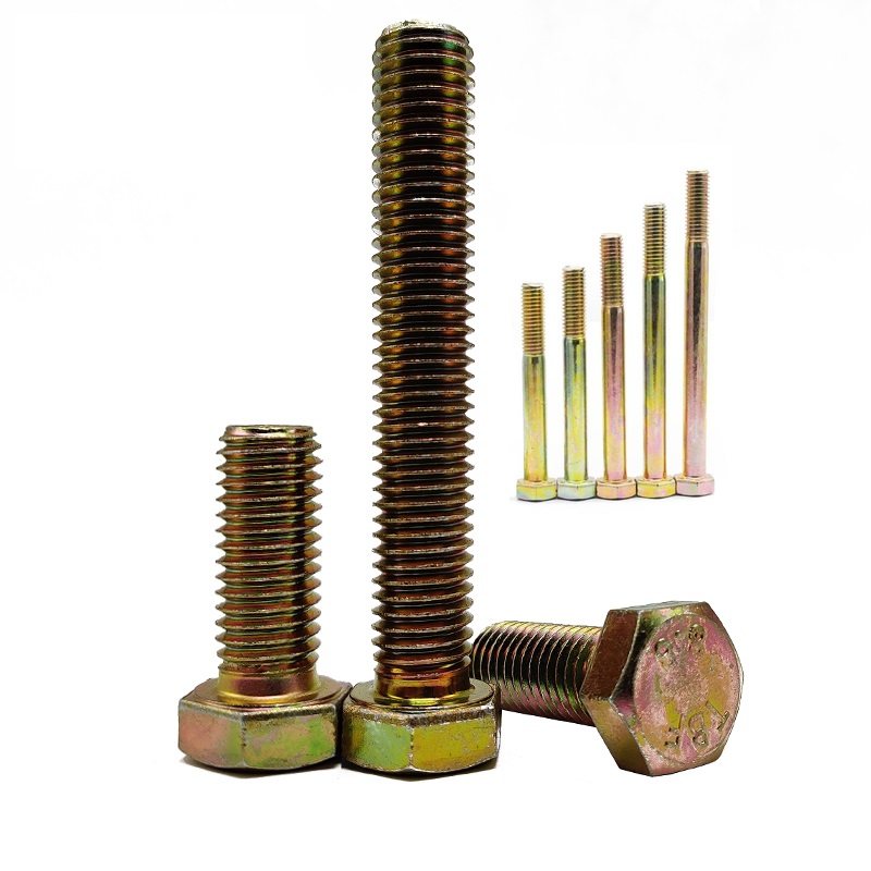 M14M16 * 30 35-100 State Label 8 8 colour zinc Outer hexagonal bolt lengthened high-strength yellow zinc screw