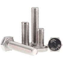 M4M5 * 8 10-60 316 stainless steel outer hexagonal full tooth screw A4-70 screw national marker lengthened bolt