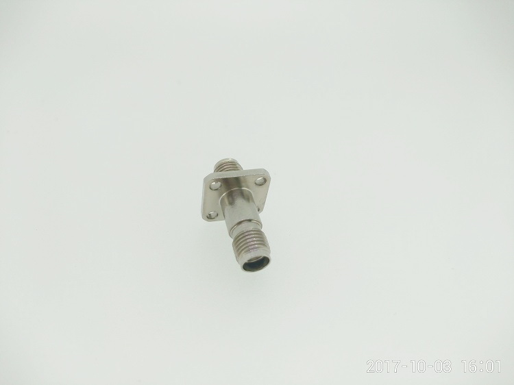SMA905 SMA906 Small square fiber optic adapter Flange coupler