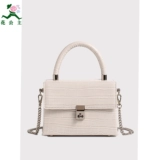 Портативная сумка на одно плечо для принцессы, крокодиловый принт