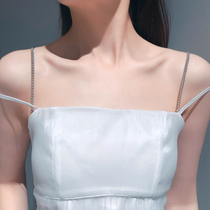 Buy 2 get 1 rhinestone shoulder underwear belt Joker adjustable anti-slip buckle transparent shoulder strap sexy seamless bra summer