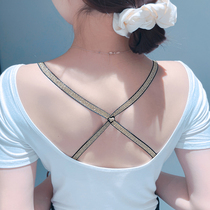 Cross invisible underwear strap summer non-slip beautiful girl bra replacement sexy beauty back adjustment bra shoulder strap
