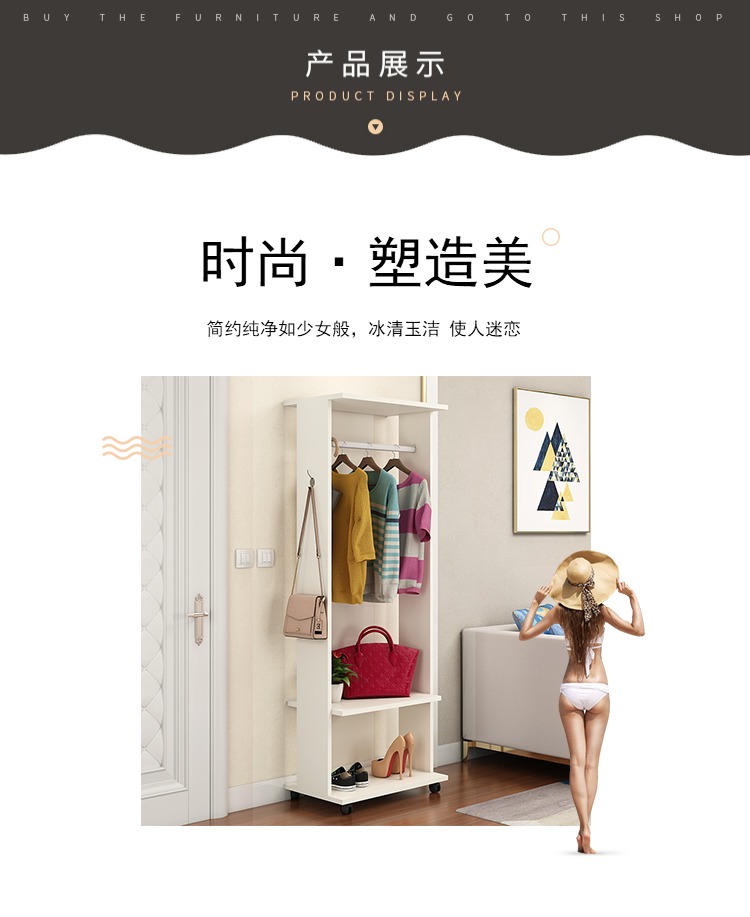 Gương đầy đủ chiều dài gương nữ sàn nhà gương đa chức năng di động phòng khách phòng ngủ lưu trữ tủ phù hợp gương - Gương kính thủy ốp tường