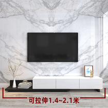 2021 New retractable TV cabinet tea table Composition Small family type ultra narrow section 30cm wide modern minimalist living-room