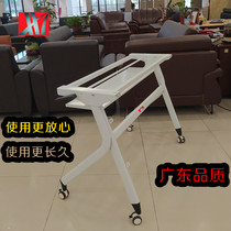 Folding training table combination conference table long table foot table foot student tutoring desk staff multi-functional learning bench