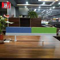 Desktop screen bezel Desk partition partition aluminum strip screen hang pen holder pen holder aluminum screen shelf