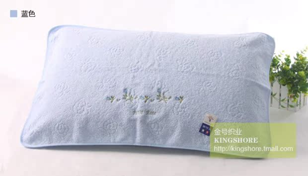 Kim, đồng bằng gối bông bao gồm một cặp tròn 4201H thêu thanh lịch - Khăn gối khăn gối