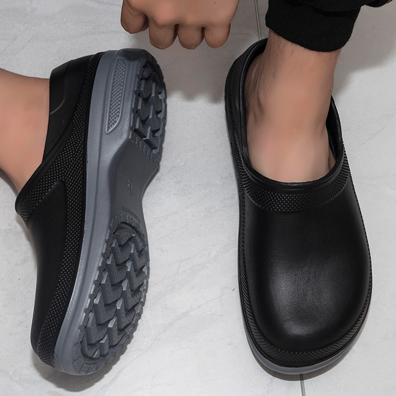 Autumn Size 48 Men's Doctor Shoes, Size 47 Extra Large, Size 46 Plus Size, Size 45 Waterproof Non-Slip Kitchen Men's Shoes, Size 49 Chef Shoes