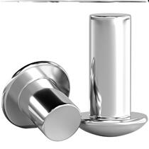 Stainless steel rivet semi-round head solid knock-type core rivet knock-open flower expansion nail new GB867