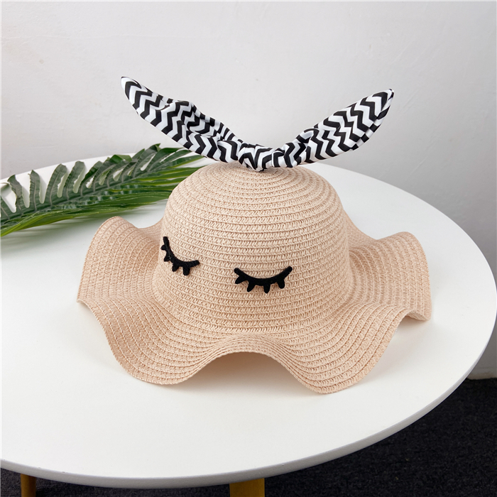 Girl'S Cute Cartoon Straw Hat display picture 4