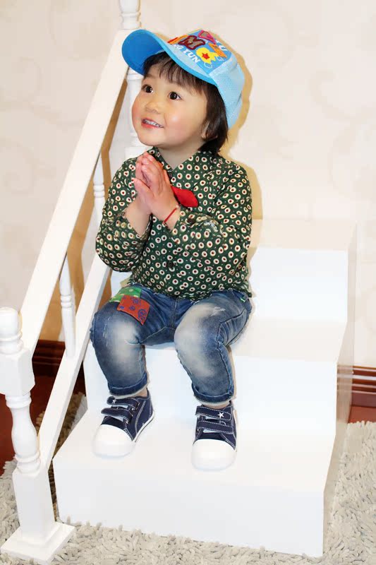 Chemise enfant à manche longue en coton - Ref 2083958 Image 13
