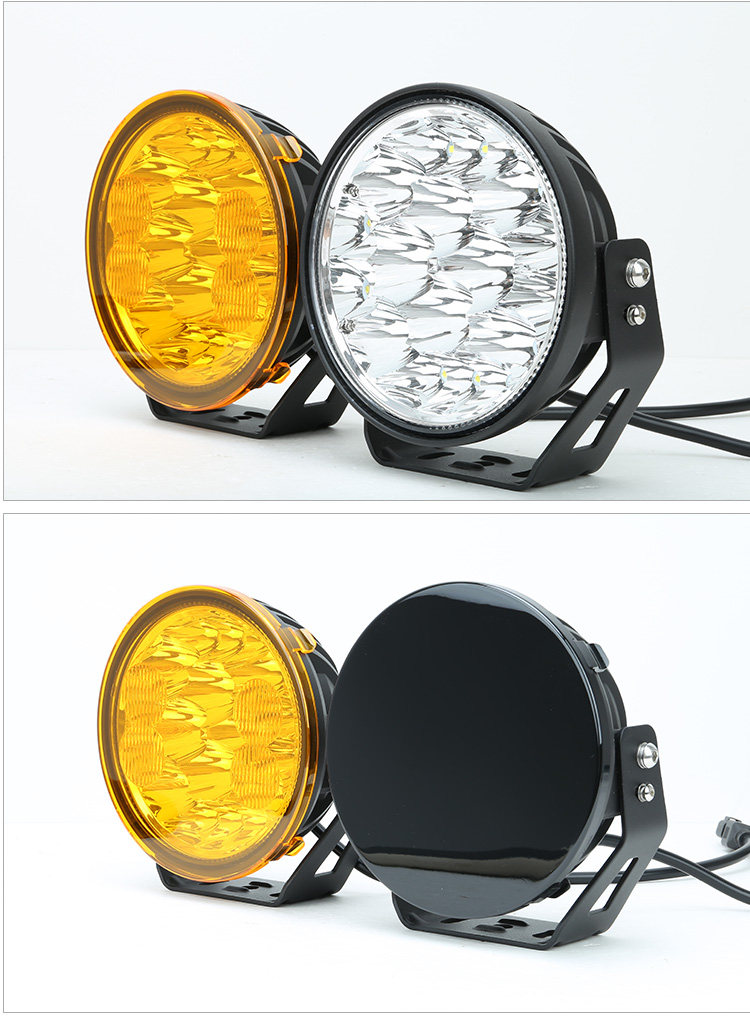 Внедорожные огни 汽车led射灯越野车中网前保险杠改装灯坦克300超亮远光前杠辅助灯