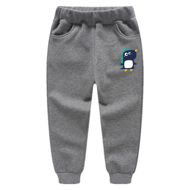 Chàng trai cộng với nhung quần dày mùa xuân 2020 trẻ em mới sweatpants phiên bản Hàn Quốc của những đứa trẻ hợp thời trang quần ấm 3 tuổi 6.