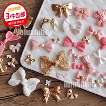 Turn the candy cake shape mold Silicone dry Pace mold celebrity wind bow complete set of optional