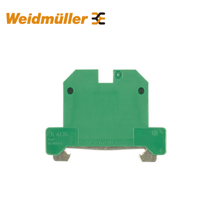 Weidmüller terminal block ground terminal block EK4 35 yellow-green terminal 0661160000